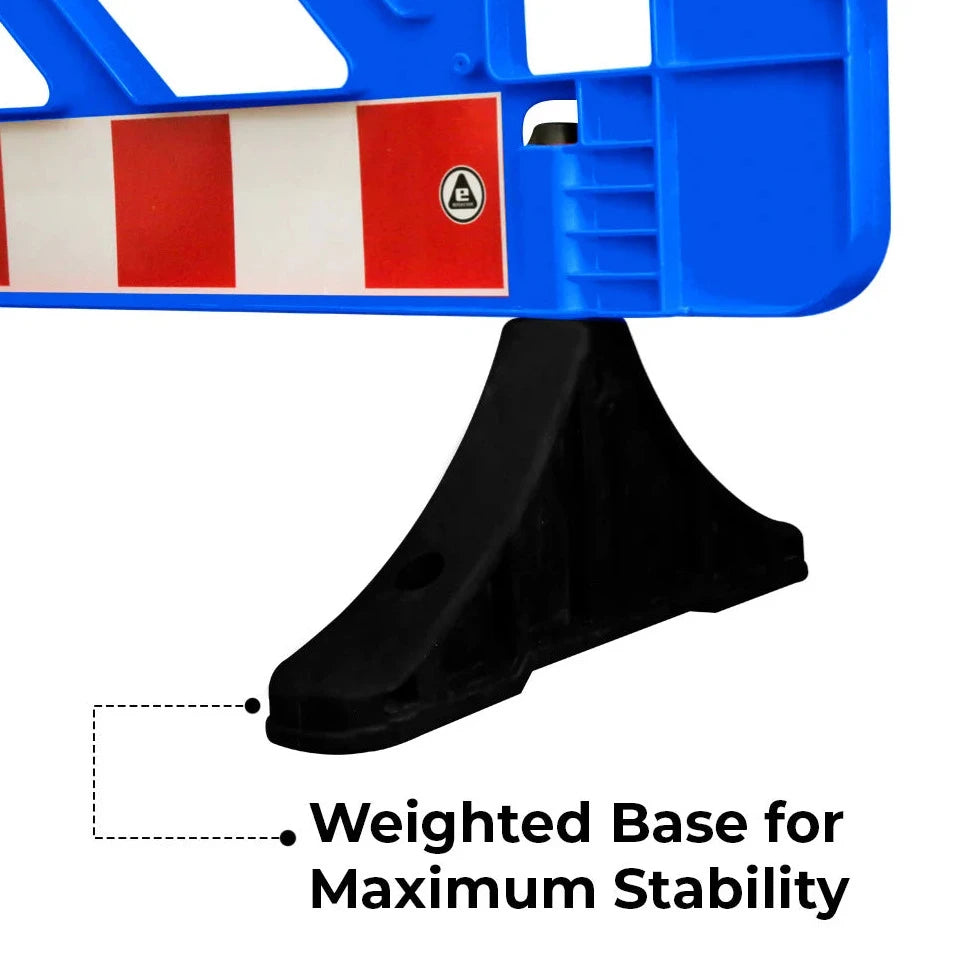 Barrier with weighted base