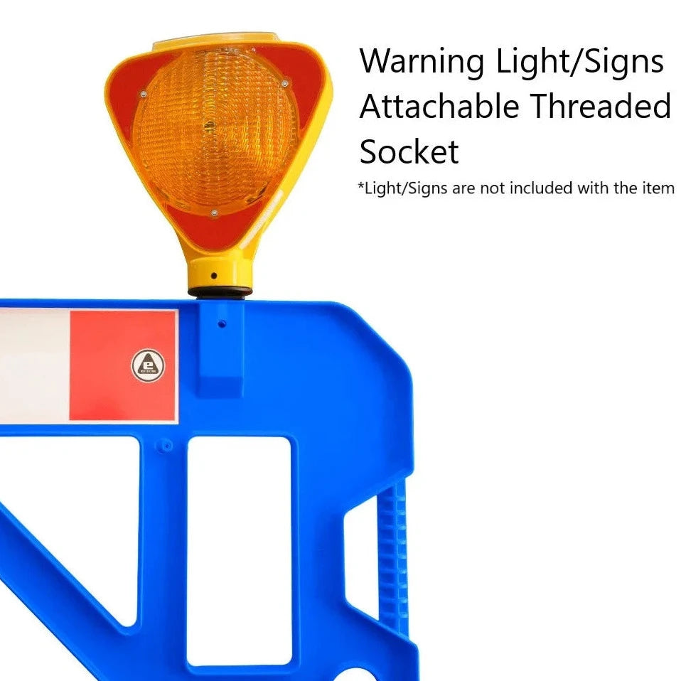 Traffic Safety Barrier with light attachable