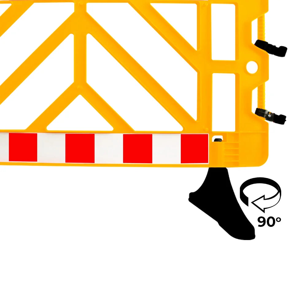 Plastic Safety Barrier rotatable base