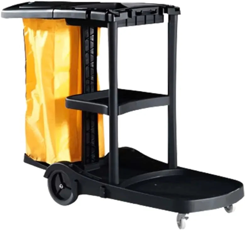 Portable Cleaning Cart Black