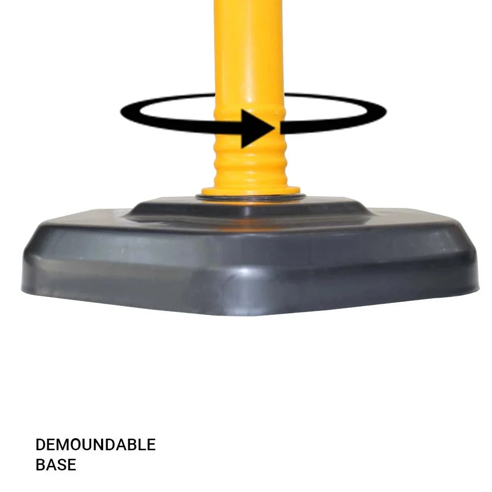 Reflective Channelizer Post Yellow