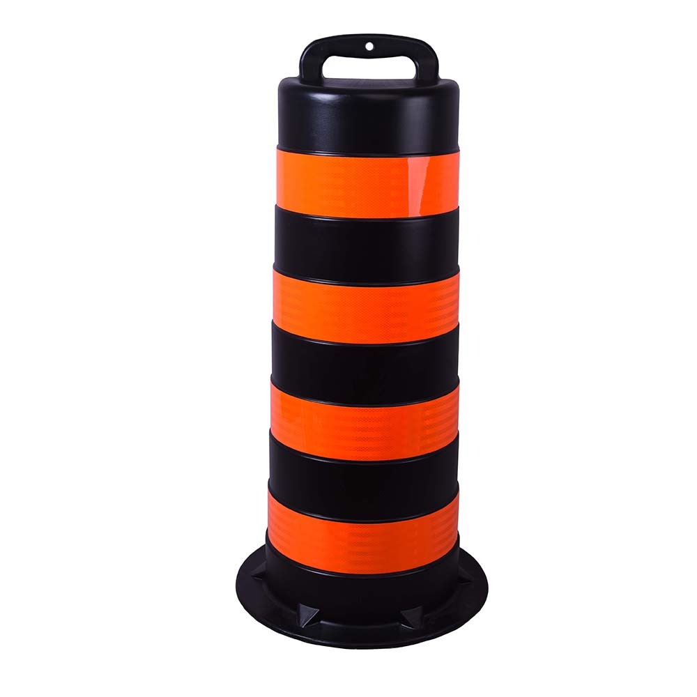 road barrel with reflective