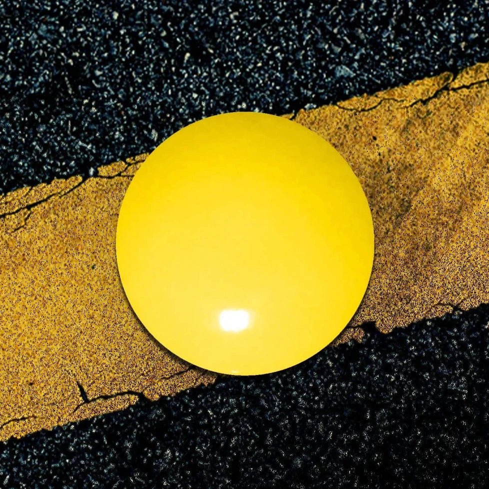 Yellow Round Pavement Marker