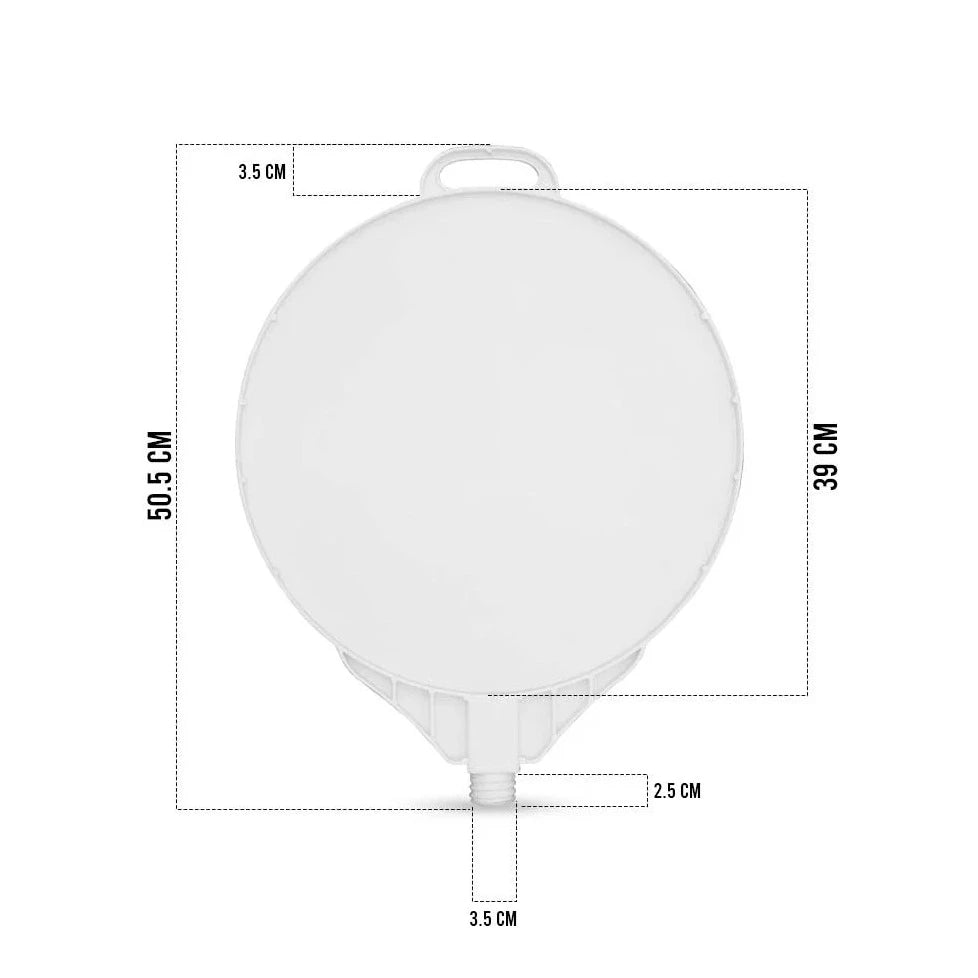 Round Empty Sign Plate for Traffic Cones
