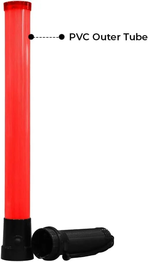 Safety baton with PVC outer tube