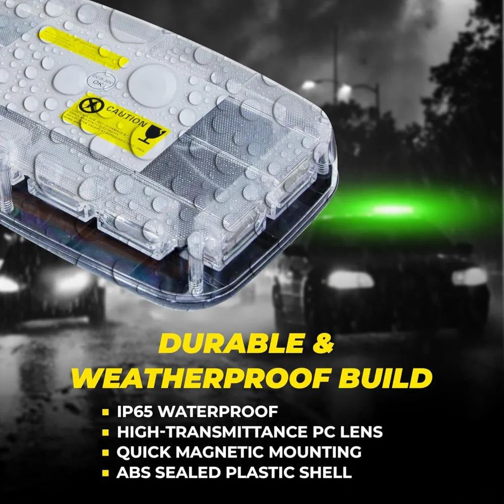 Clear plastic cover with magnetic mounting