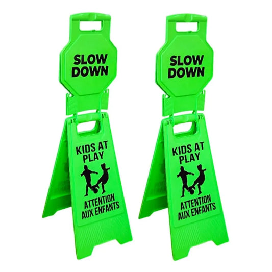 2pcs Slow Down Kids at Play