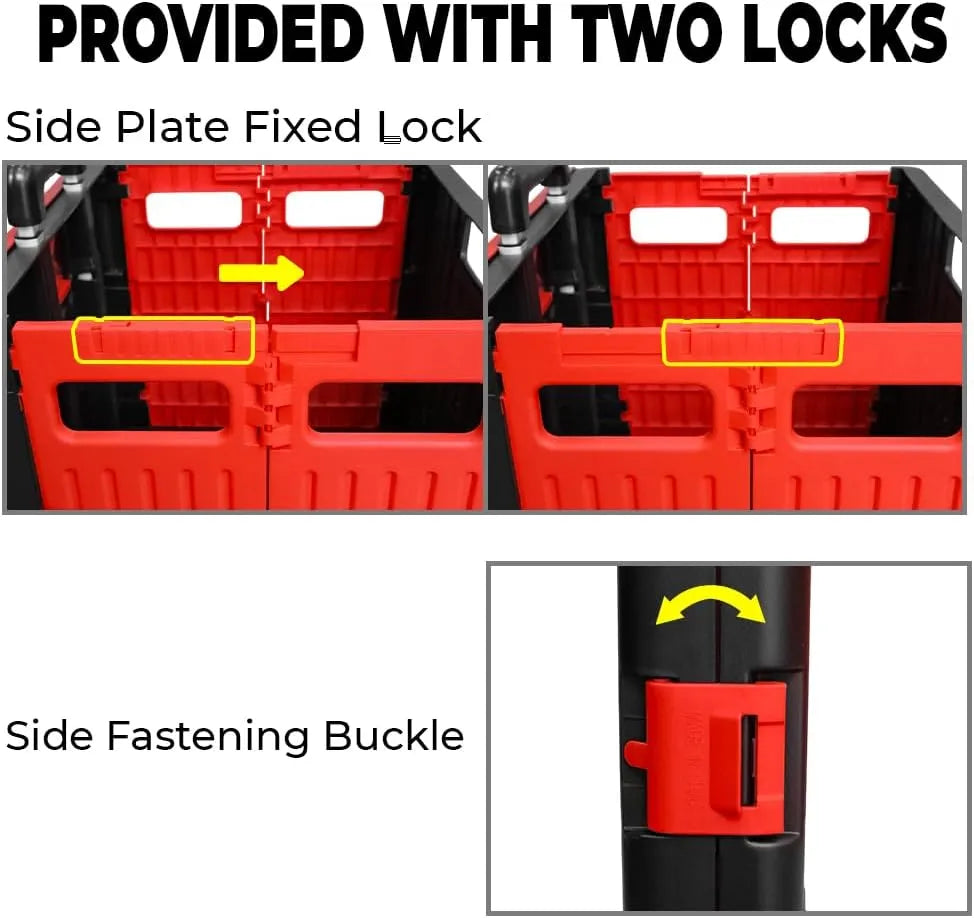 shopping cart with lock
