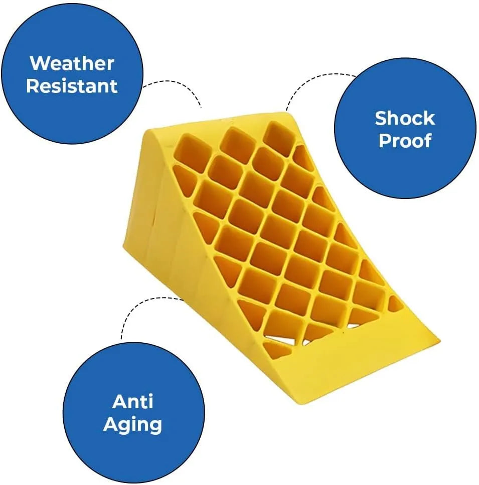 Heavy duty wheel stopper