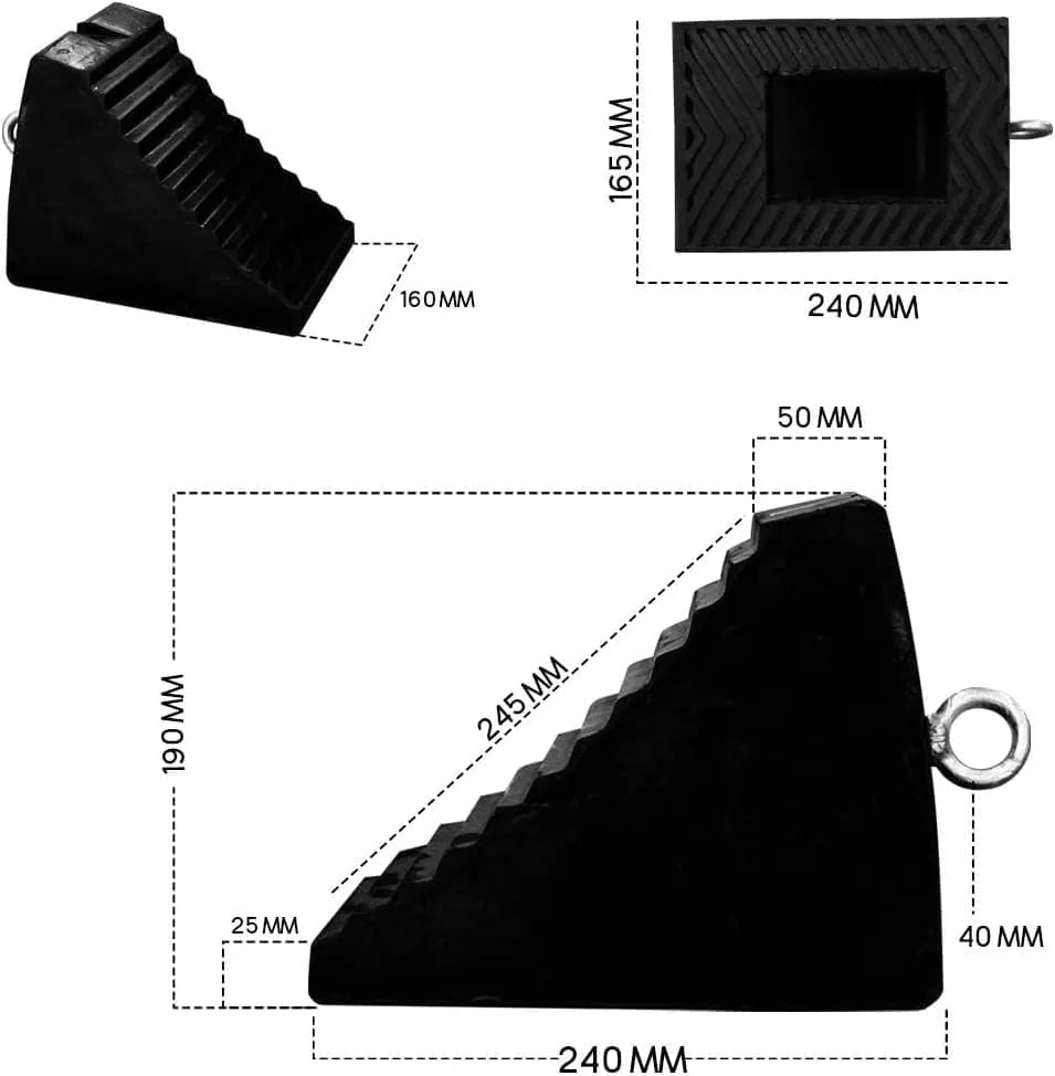 Wheel stopper black