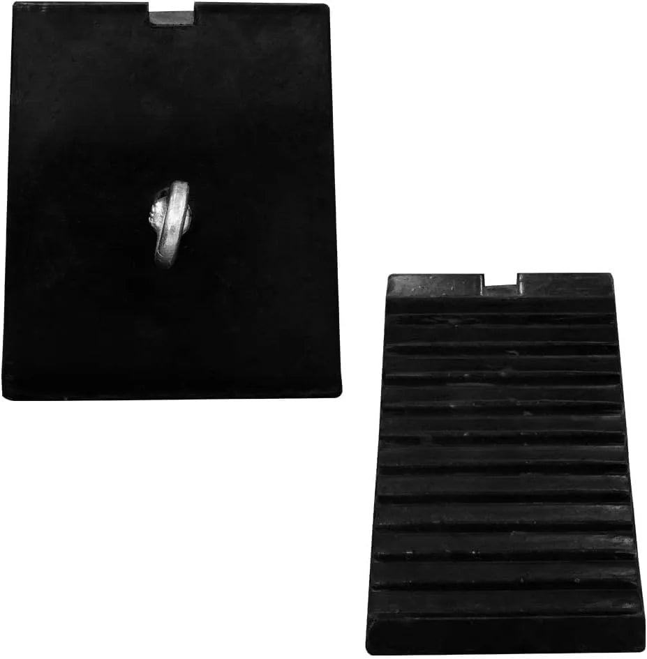 Black wheel stopper