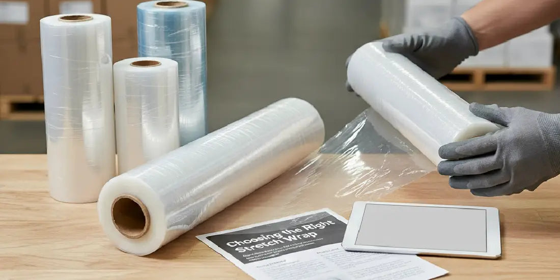 Stretch Wrap Roll for Packing: Improve Warehouse Safety & Efficiency