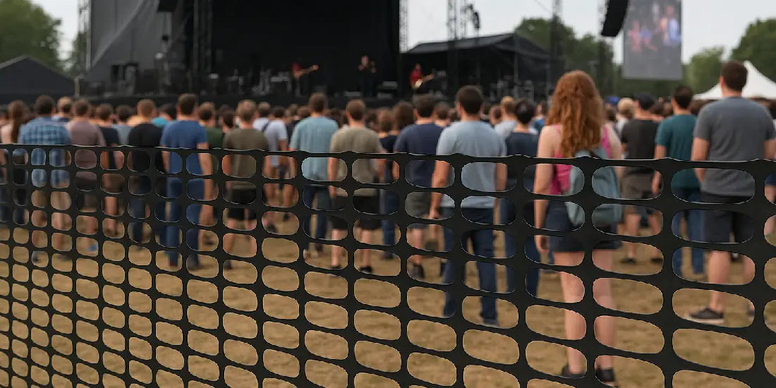 The Role of Black Safety Mesh in Public Event Safety Planning