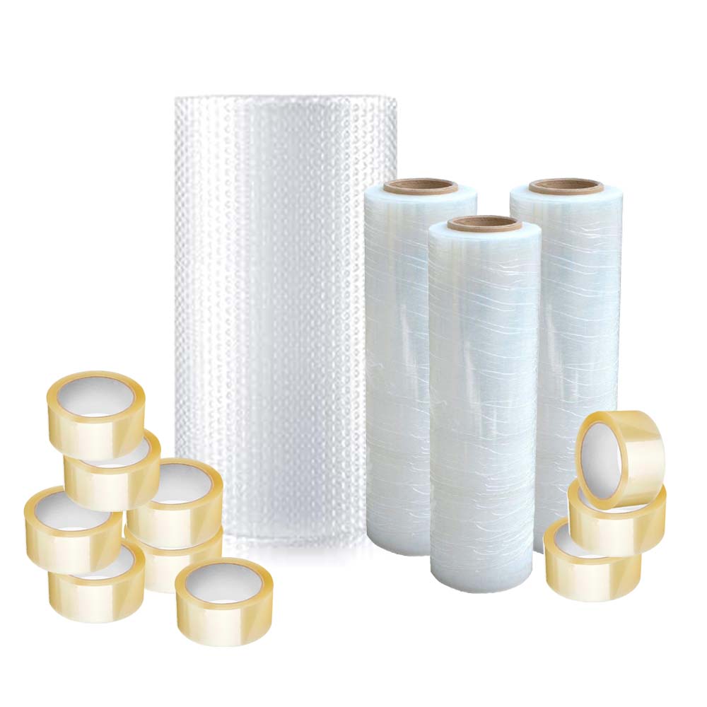 Packaging supplies | Stretch warp and tape for packing industrial work