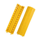 Protège-câbles jaune à un canal de 40 x 11 po