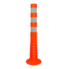30” Orange Delineator | Unbreakable TPE Made Reflective Delineator