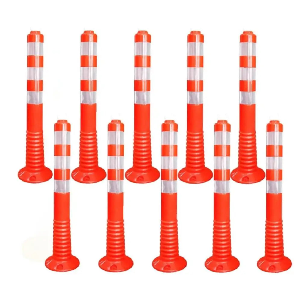 Reflective Flexible Traffic Safety 70CM Orange Post
