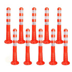 Reflective Flexible Traffic Safety 70CM Orange Post