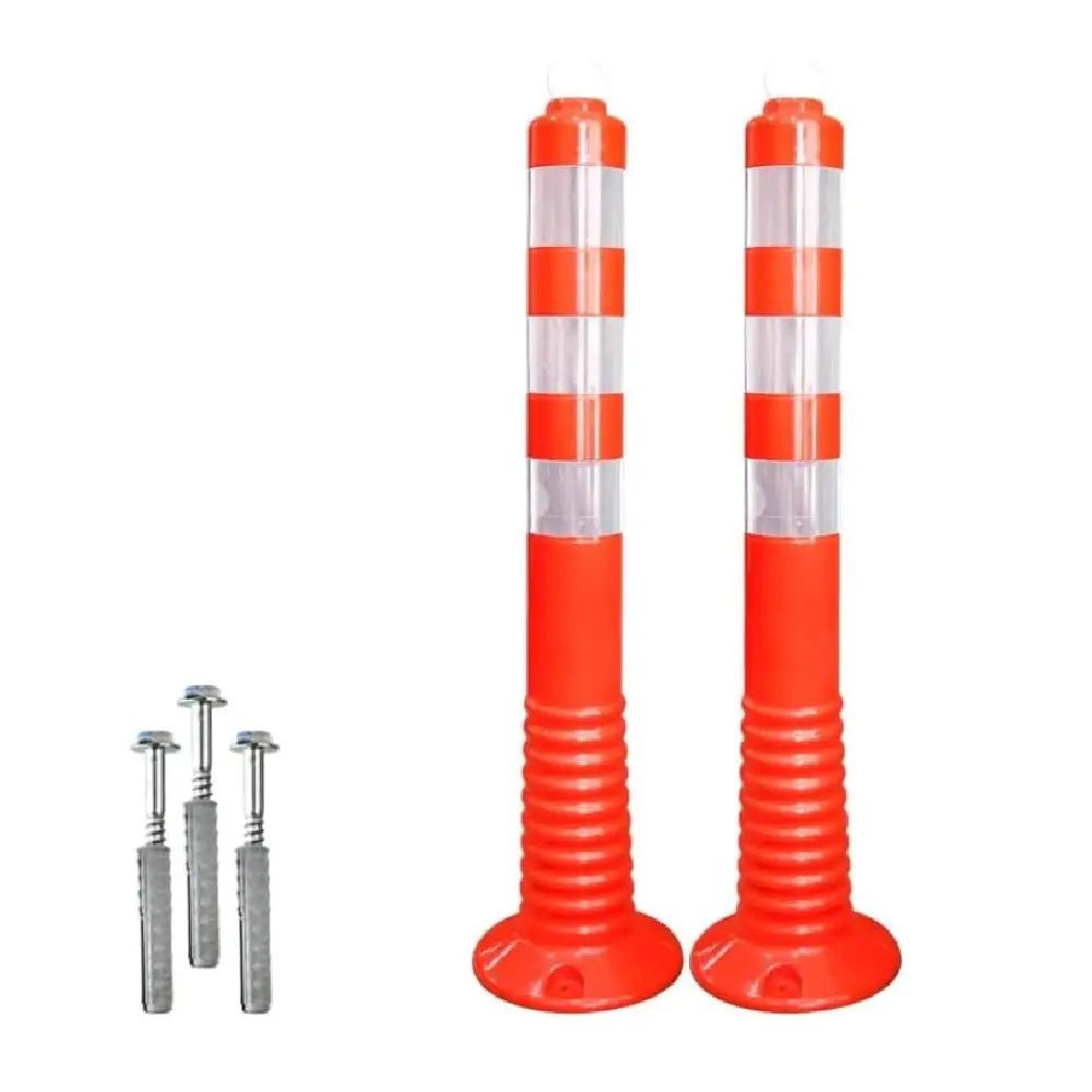 Reflective Flexible Traffic Safety 70CM Orange Post