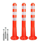 Reflective Flexible Traffic Safety 70CM Orange Post