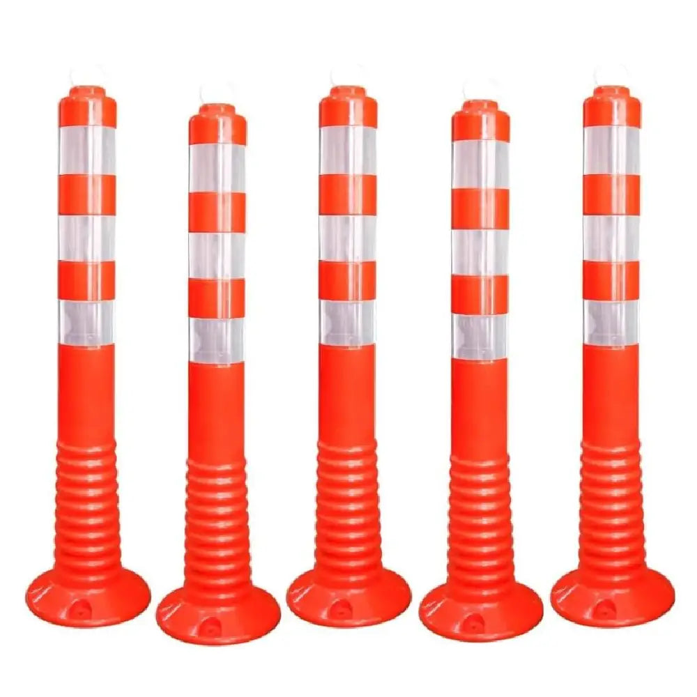 Reflective Flexible Traffic Safety 70CM Orange Post