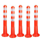 Reflective Flexible Traffic Safety 70CM Orange Post