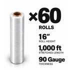 Pallet Wrap 16" Stretch Film 1000ft (90 Gauge) – Made in UAE