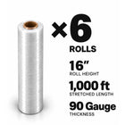 Pallet Wrap 16" Stretch Film 1000ft (90 Gauge) – Made in UAE
