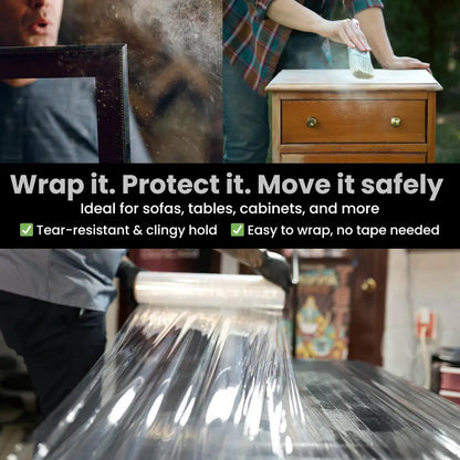 Stretch Film Wrap 18" x 1500 ft 70 Gauge