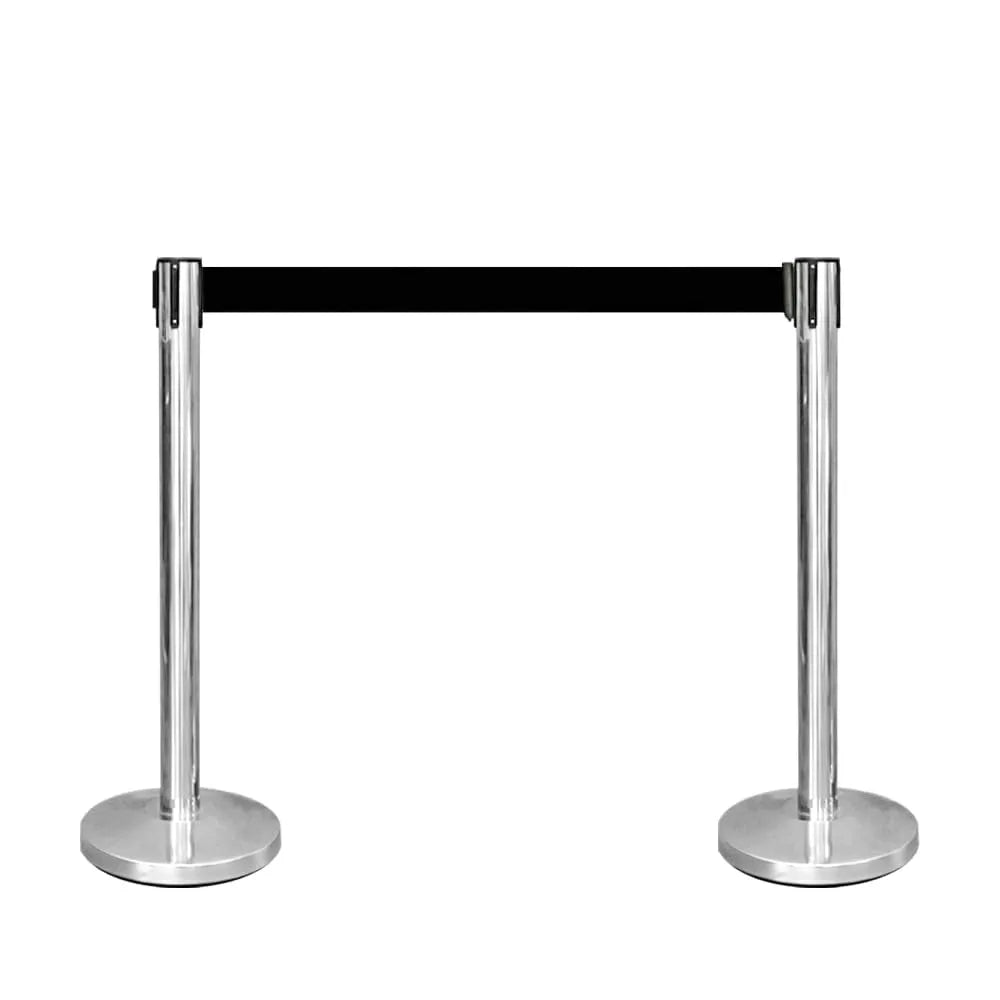 Black Stanchion Safety Post