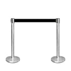 Black Stanchion Safety Post