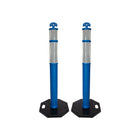 2pcs Blue Road Safety Delineator Post