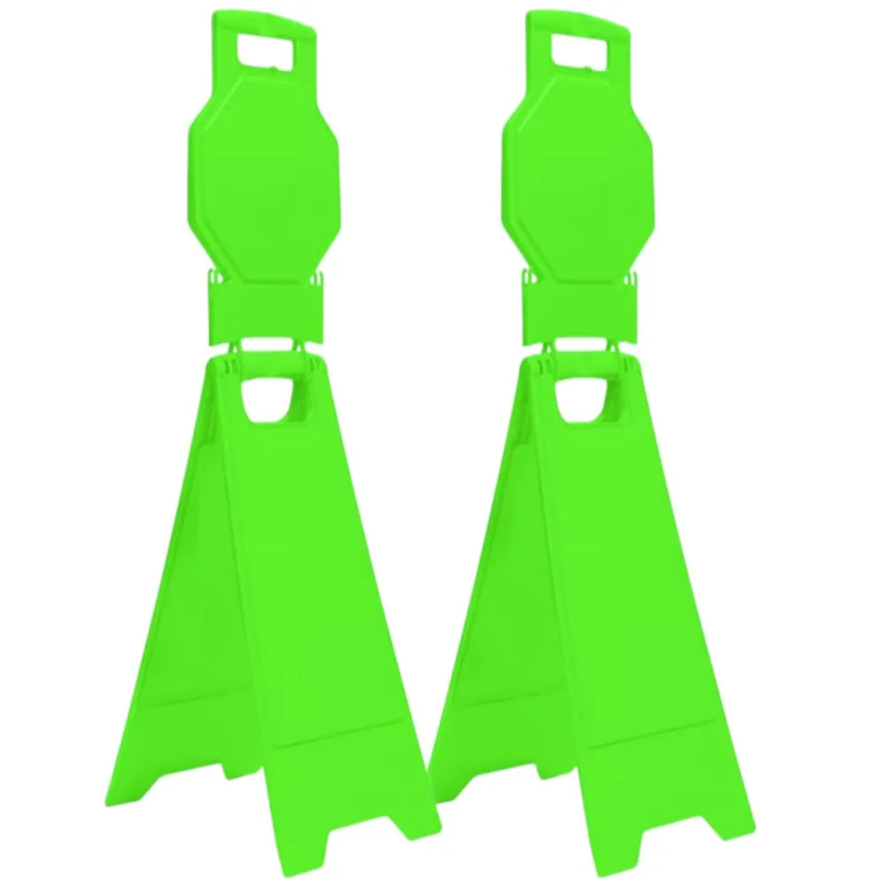 2pcs Freestanding Custom Warning Sign