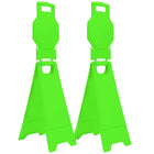 2pcs Freestanding Custom Warning Sign