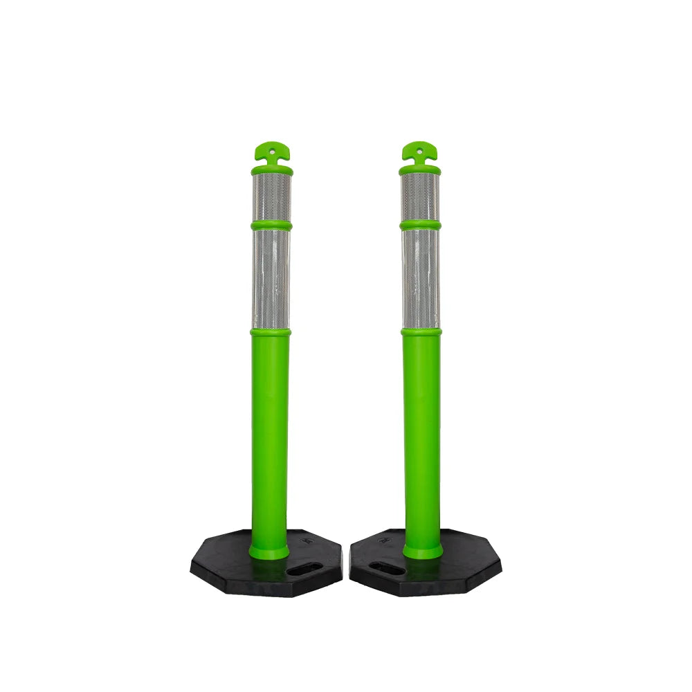 2pcs Green Parking Delineators