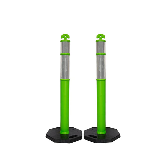 2pcs Green Parking Delineators