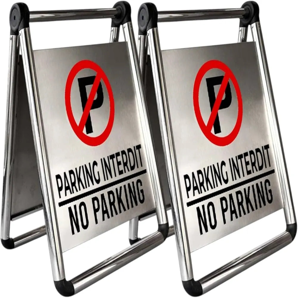 Double Side No Parking Sign