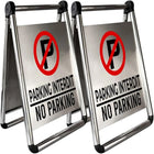 Double Side No Parking Sign