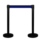 2pcs Retractable Blue Belt Barrier
