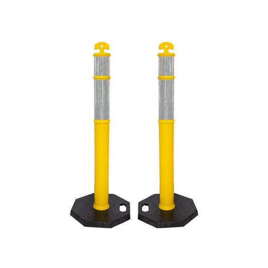 2pcs Yellow Parking Delineators