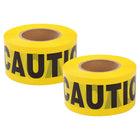 Ruban de signalisation « Caution » jaune de 200 mètres