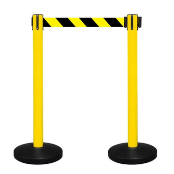 Poteau de guidage jaune