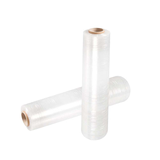 Two Roll Multipurpose Stretch Film | Up to 3000ft Clear Shrink Wrap for Household, Pallet Packing
