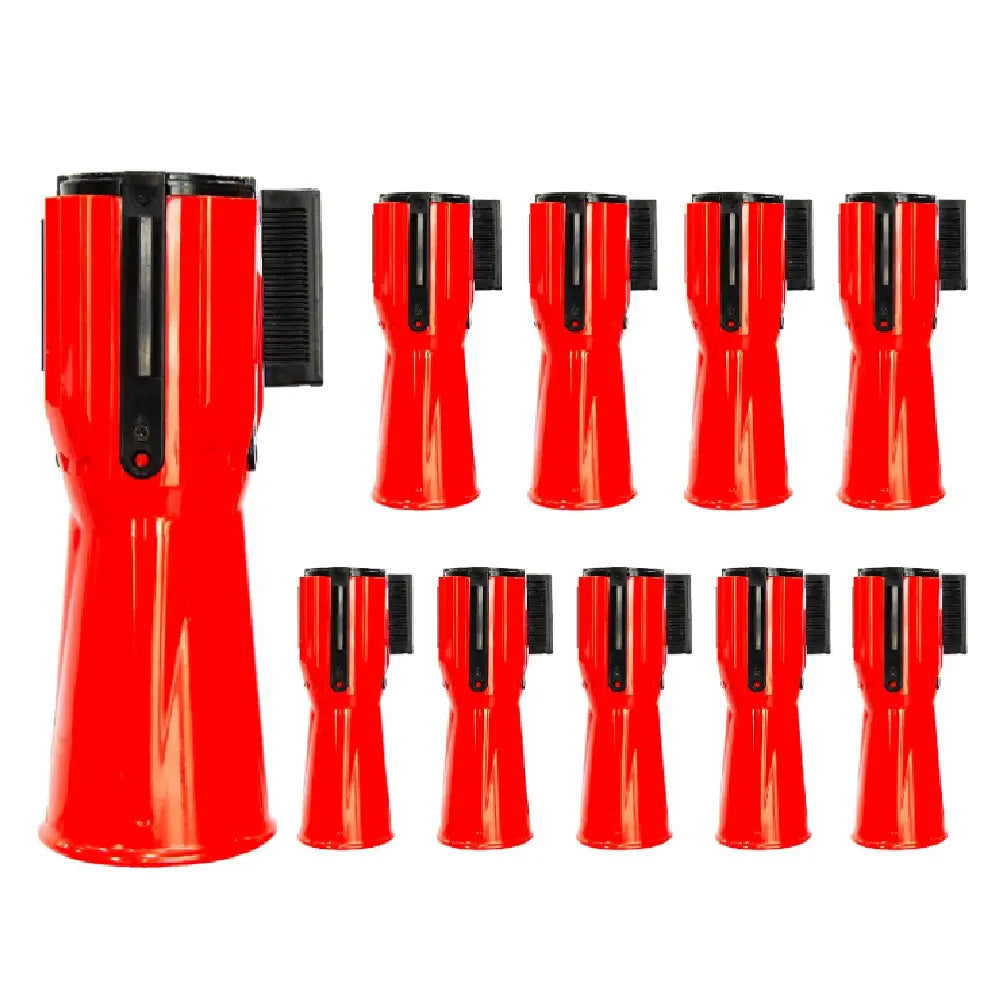 3 Meter Retractable Traffic Cone Caution - Red
