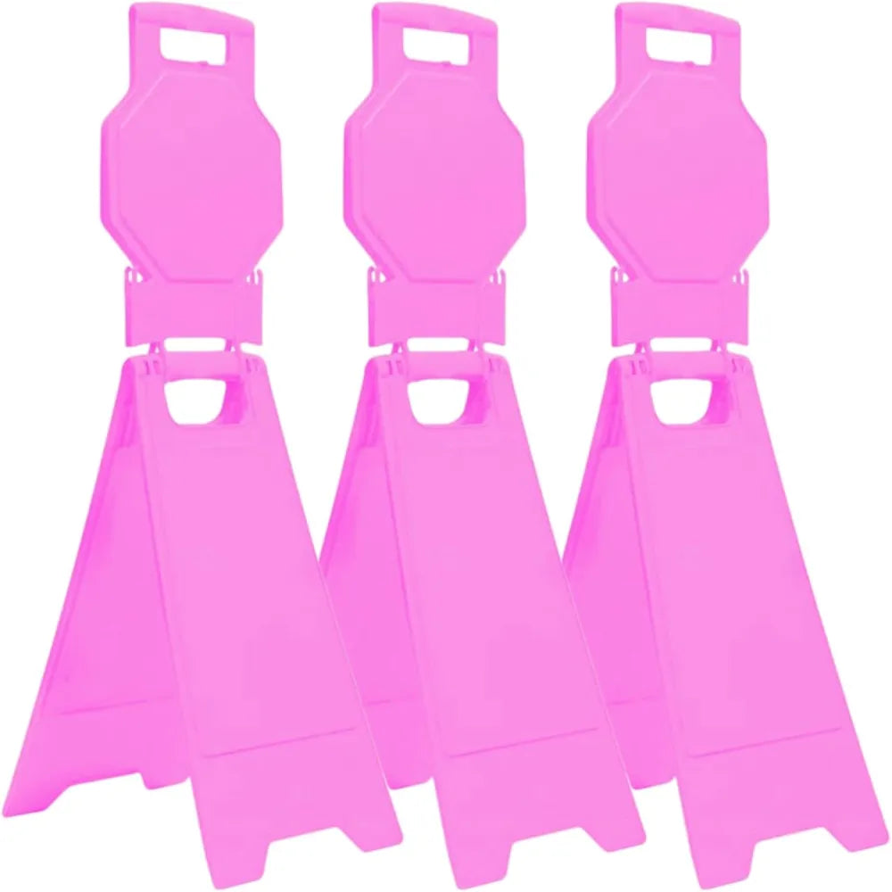 3pcs Freestanding Blank Floor Sign