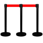3pcs Access Control Retractable Crowd Control