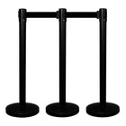 3pcs Retractable Stanchion Post