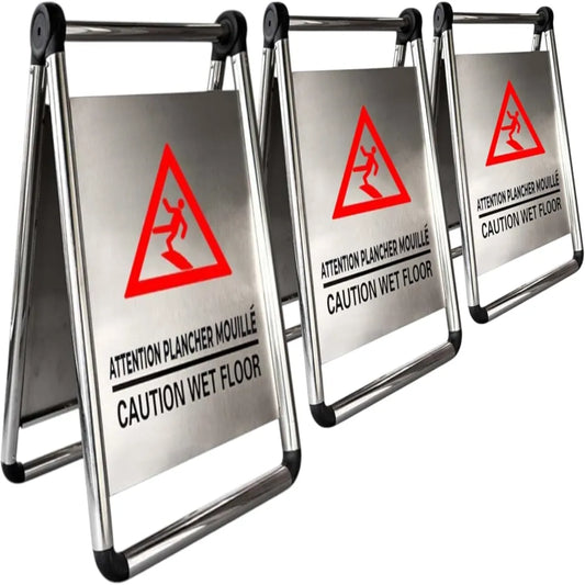 3pcs Wet Floor Sign