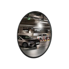 Miroir convexe de sécurité noir de 30 cm (12 po)