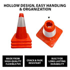 Weather Resistant Orange Cones